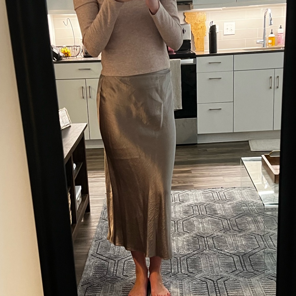 Aritzia Maxi Slip Skirt